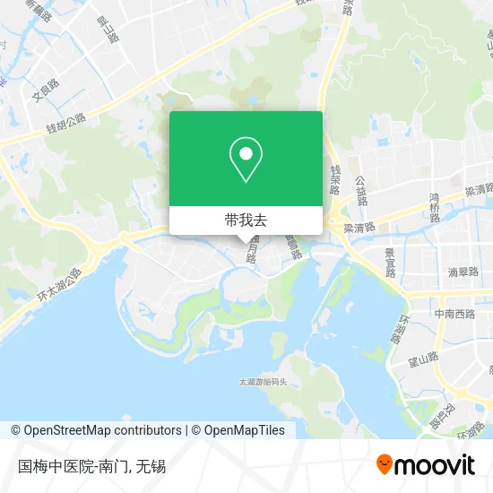 国梅中医院-南门地图