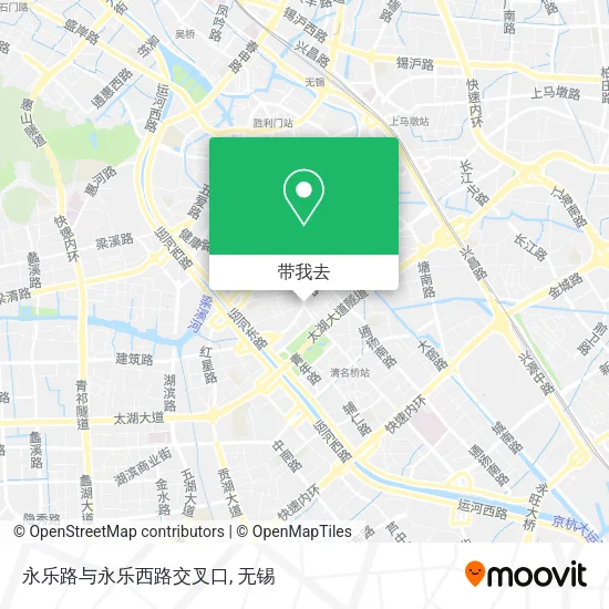 永乐路与永乐西路交叉口地图