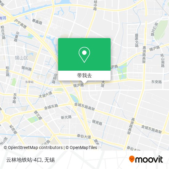 云林地铁站-4口地图