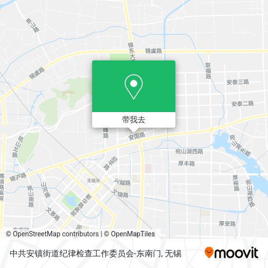 中共安镇街道纪律检查工作委员会-东南门地图