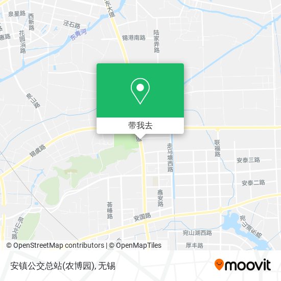 安镇公交总站(农博园)地图