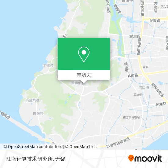 江南计算技术研究所地图
