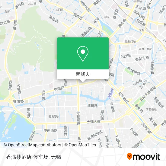 香满楼酒店-停车场地图