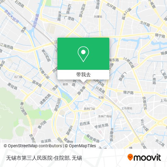 无锡市第三人民医院-住院部地图