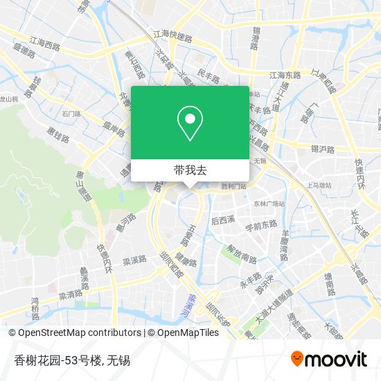 香榭花园-53号楼地图