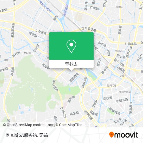 奥克斯5A服务站地图