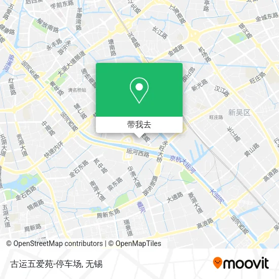 古运五爱苑-停车场地图