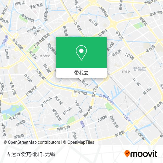 古运五爱苑-北门地图