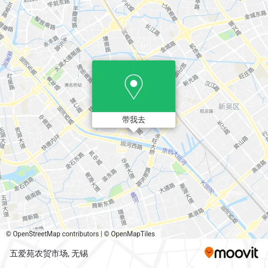 五爱苑农贸市场地图