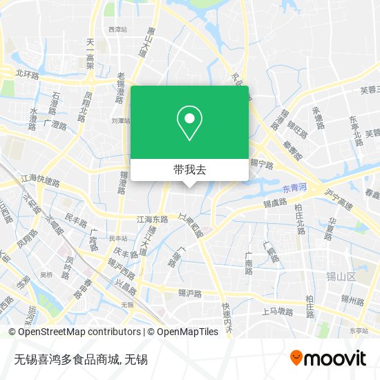 无锡喜鸿多食品商城地图