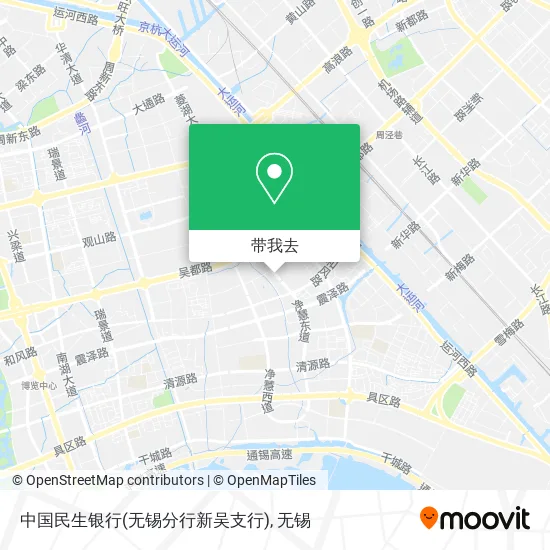 中国民生银行(无锡分行新吴支行)地图