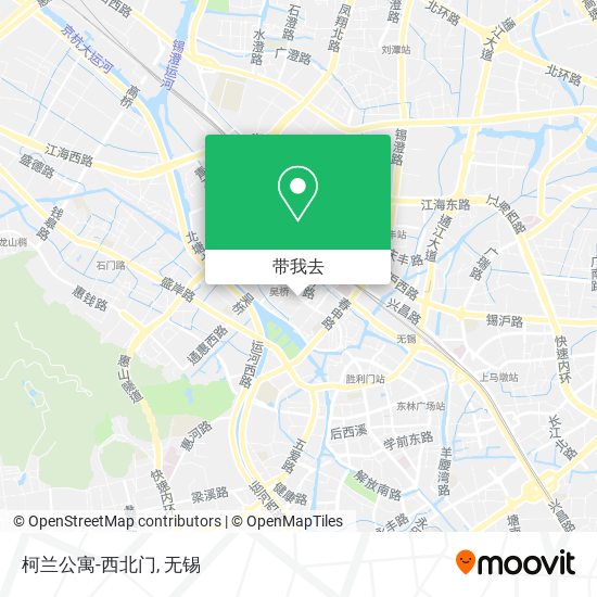 柯兰公寓-西北门地图