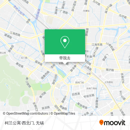 柯兰公寓-西北门地图