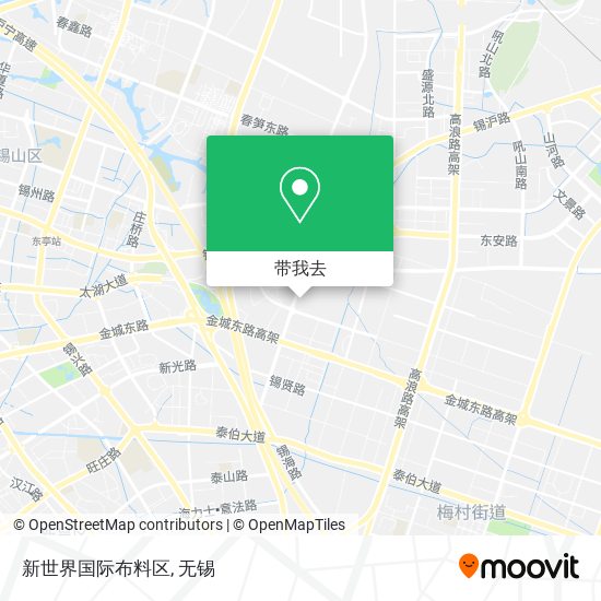新世界国际布料区地图