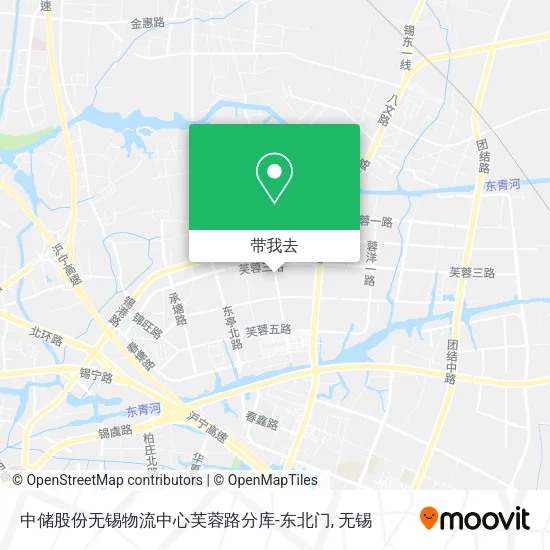 中储股份无锡物流中心芙蓉路分库-东北门地图