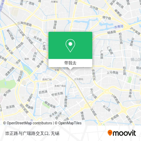 崇正路与广瑞路交叉口地图
