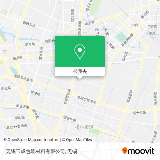 无锡玉成包装材料有限公司地图