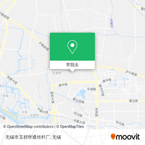 无锡市玉祁华通丝杆厂地图