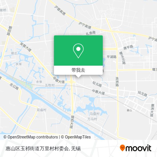 惠山区玉祁街道万里村村委会地图