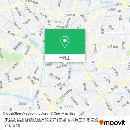 无锡市锡玄缝纫机械有限公司(无锡市老龄工作委员会西)地图
