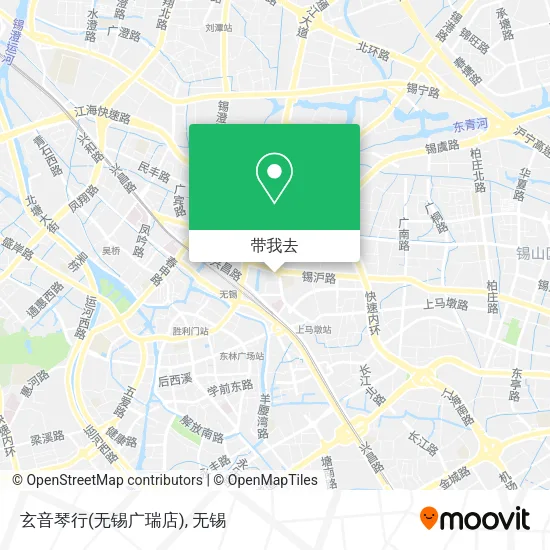 玄音琴行(无锡广瑞店)地图