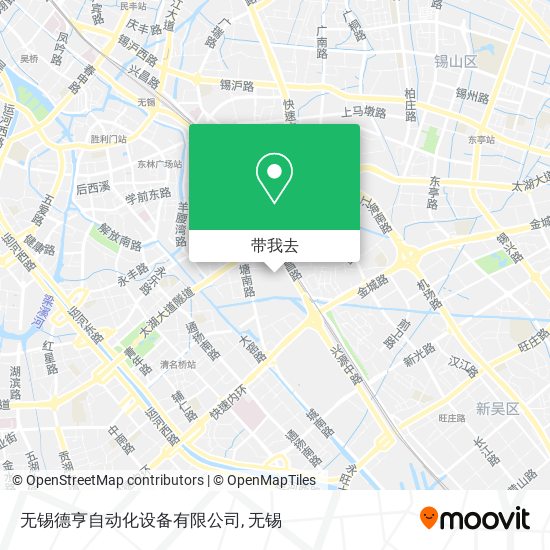 无锡德亨自动化设备有限公司地图