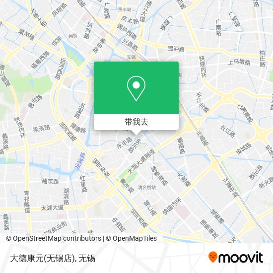 大德康元(无锡店)地图