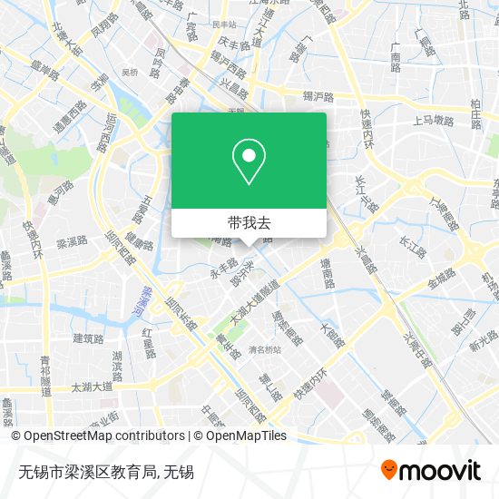 无锡市梁溪区教育局地图
