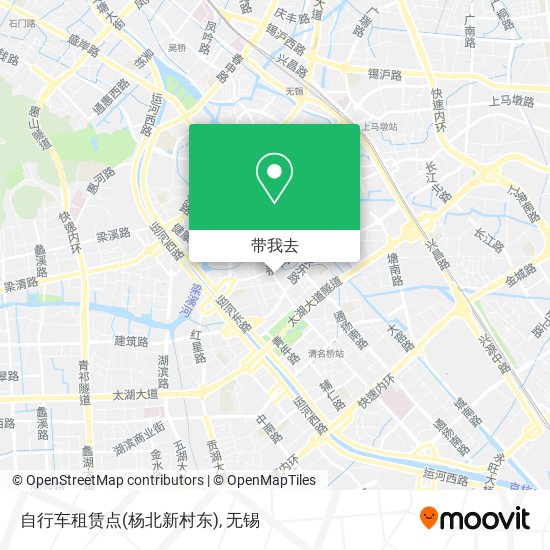 自行车租赁点(杨北新村东)地图