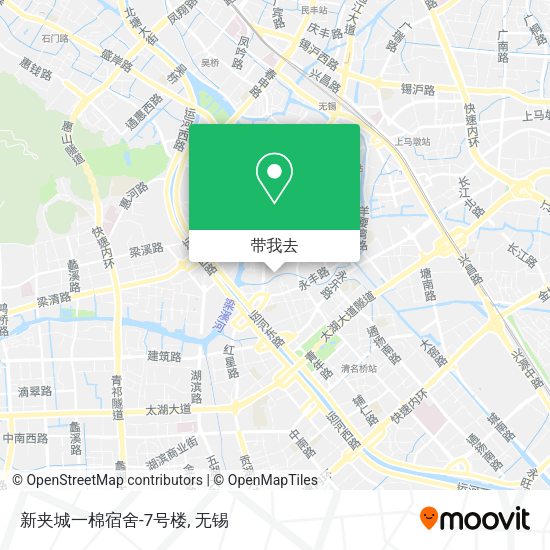 新夹城一棉宿舍-7号楼地图