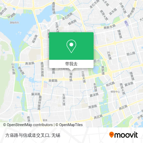 方庙路与信成道交叉口地图