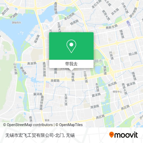 无锡市宏飞工贸有限公司-北门地图