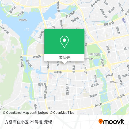 方桥商住小区-22号楼地图