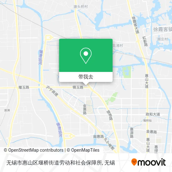 无锡市惠山区堰桥街道劳动和社会保障所地图