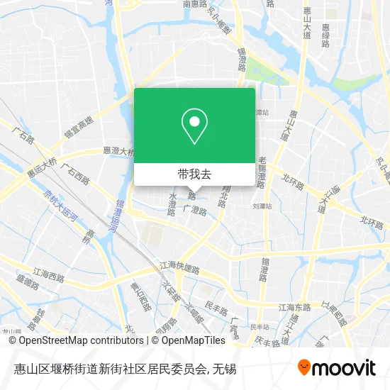 惠山区堰桥街道新街社区居民委员会地图