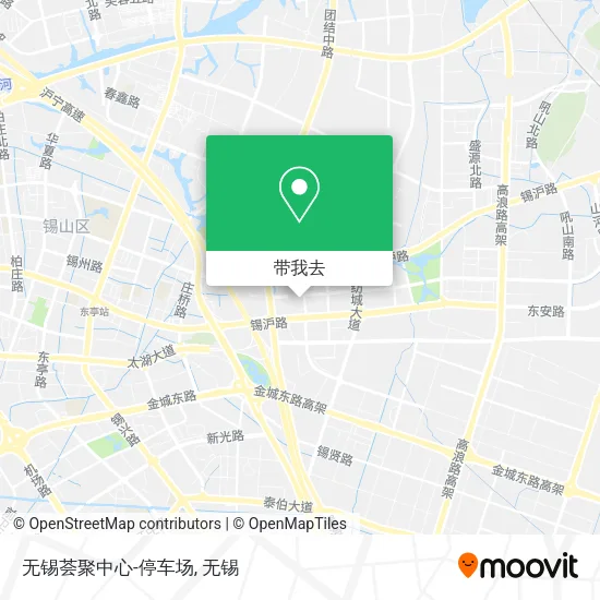 无锡荟聚中心-停车场地图