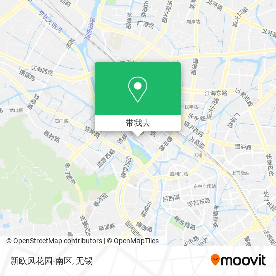 新欧风花园-南区地图