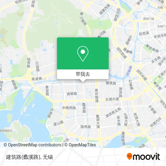 建筑路(蠡溪路)地图