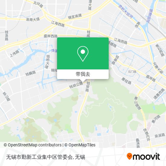 无锡市勤新工业集中区管委会地图