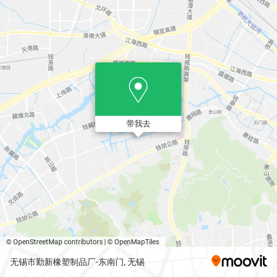 无锡市勤新橡塑制品厂-东南门地图