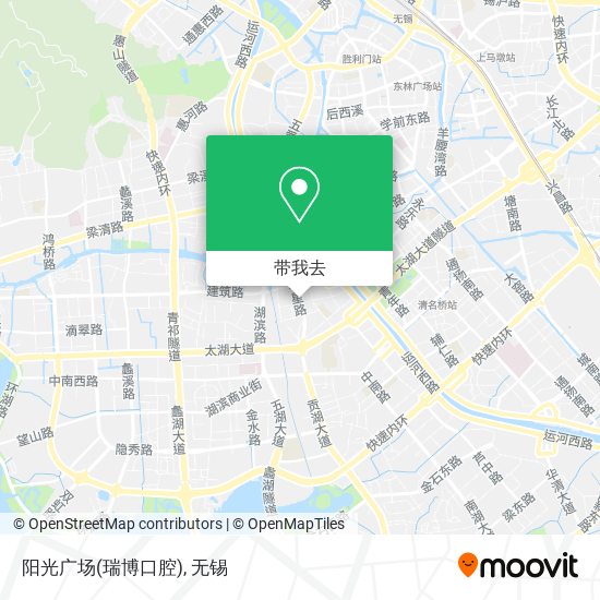 阳光广场(瑞博口腔)地图