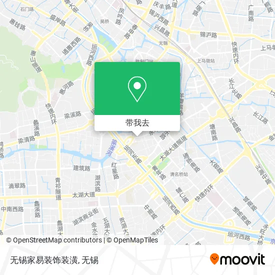 无锡家易装饰装潢地图