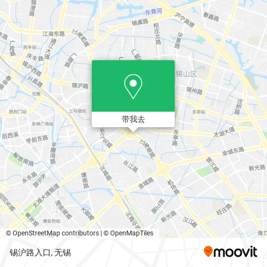锡沪路入口地图