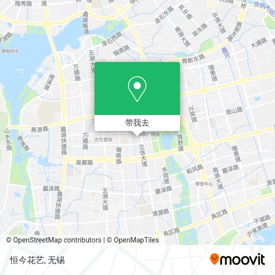 恒今花艺地图