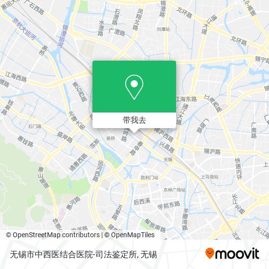 无锡市中西医结合医院-司法鉴定所地图