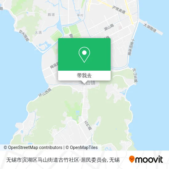 无锡市滨湖区马山街道古竹社区-居民委员会地图