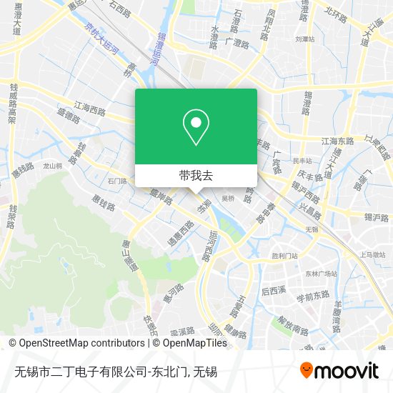 无锡市二丁电子有限公司-东北门地图