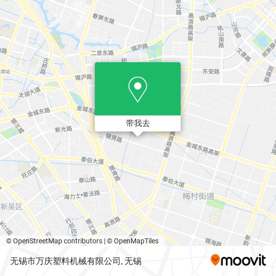 无锡市万庆塑料机械有限公司地图