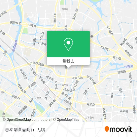 惠泰副食品商行地图