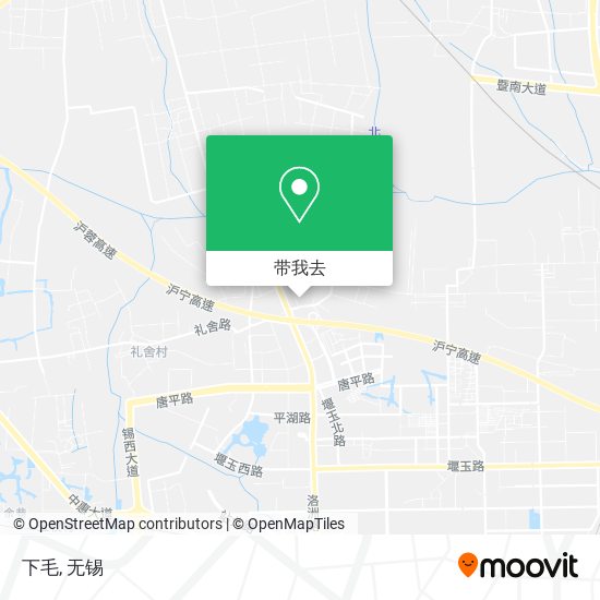 下毛地图